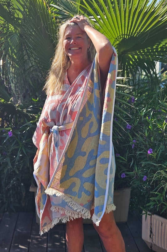 Kimono dress CORAL
