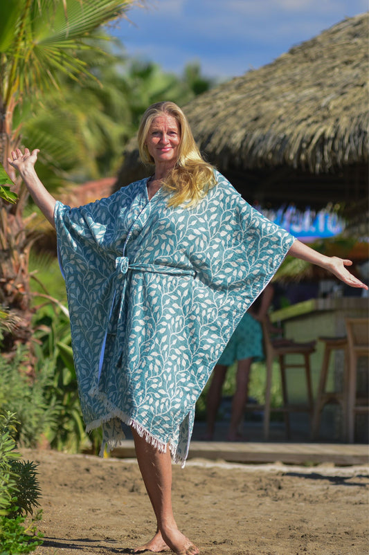 Kimono dress LEAF