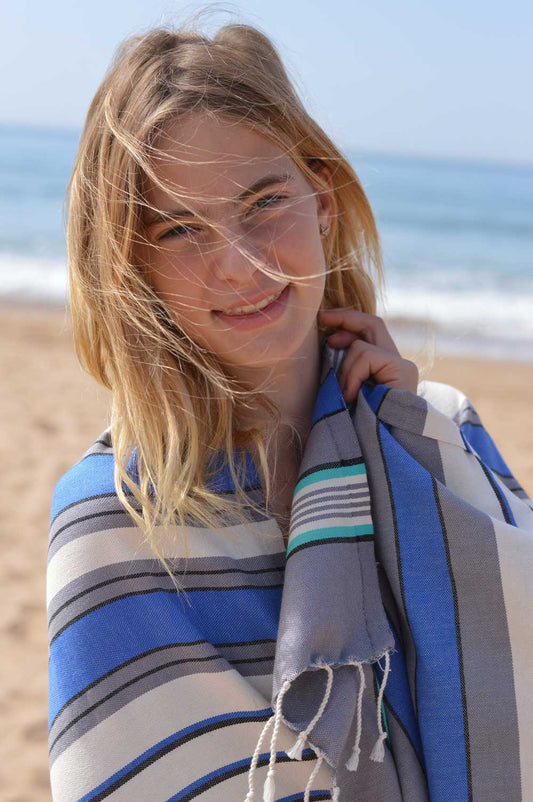 Fouta Hammam towel ABU XXL - 200x200 cm