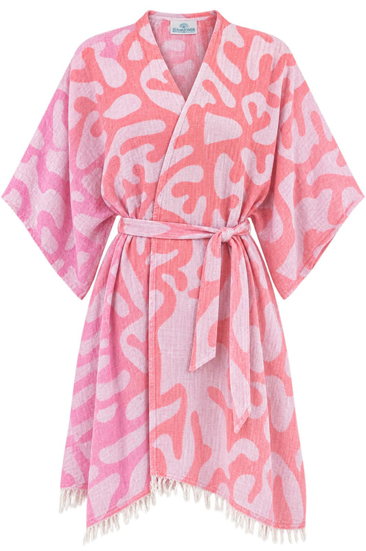 Kimono dress CORAL VARIANT
