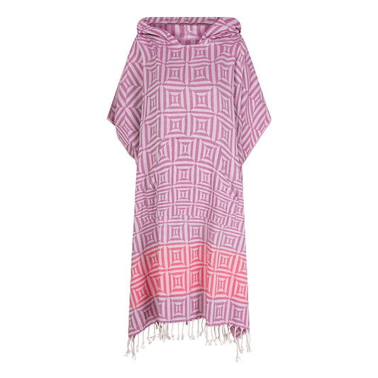 ZusenZomer Poncho SQUARE pink