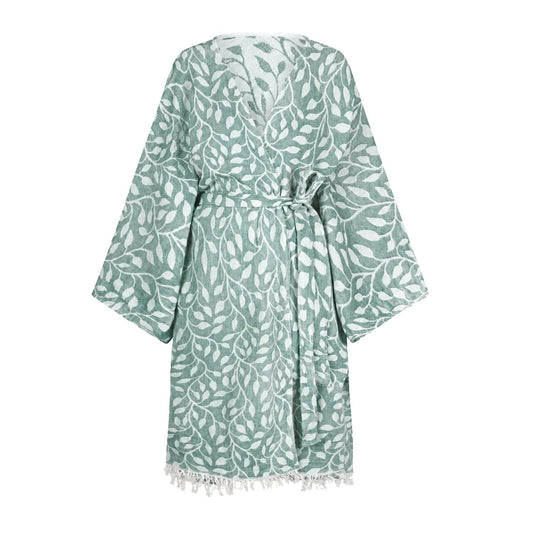 ZusenZomer dames kimono dress absorberend vakantie saunabadjas