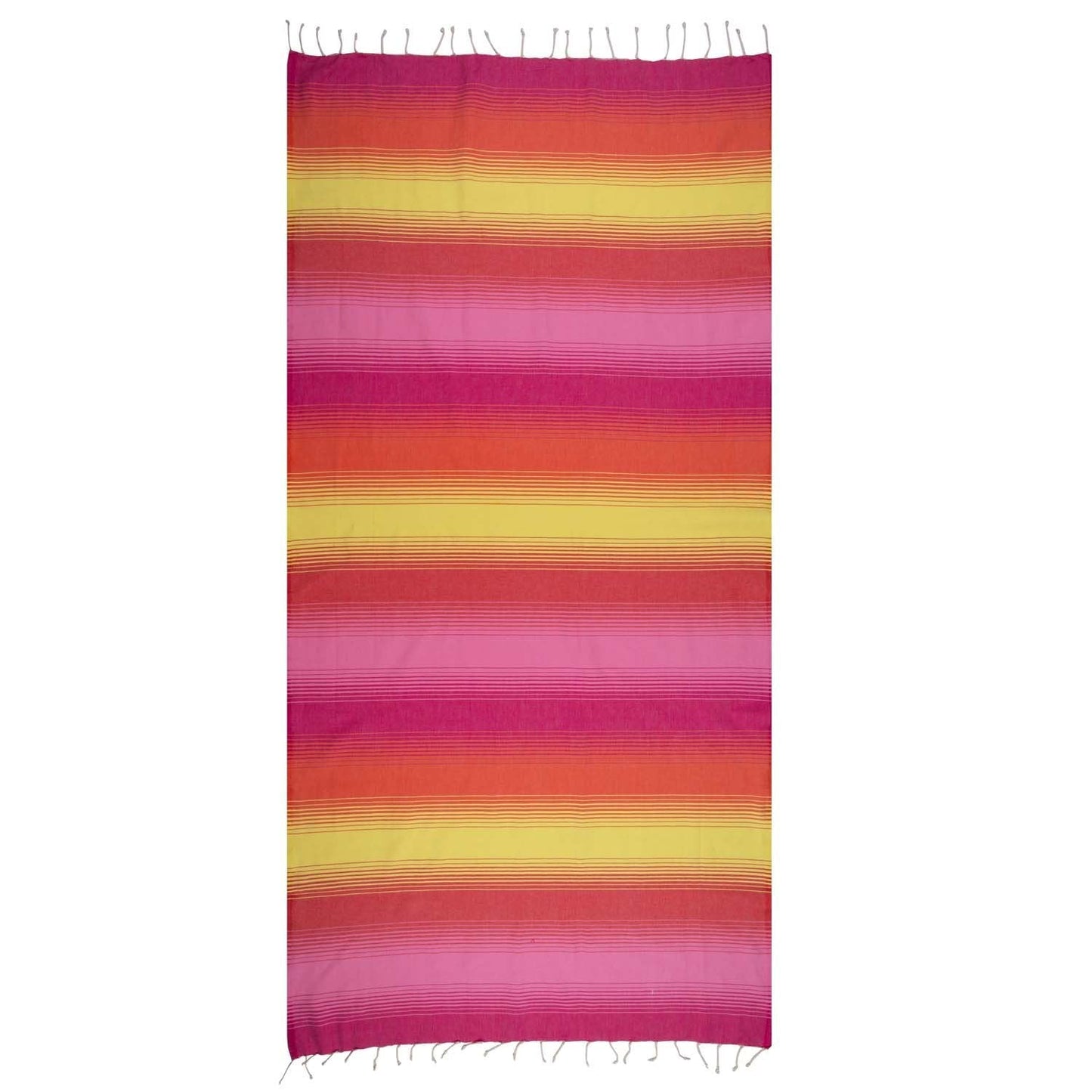 Pink with orange