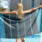 Black with turquoise