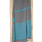 Grey with turquoise