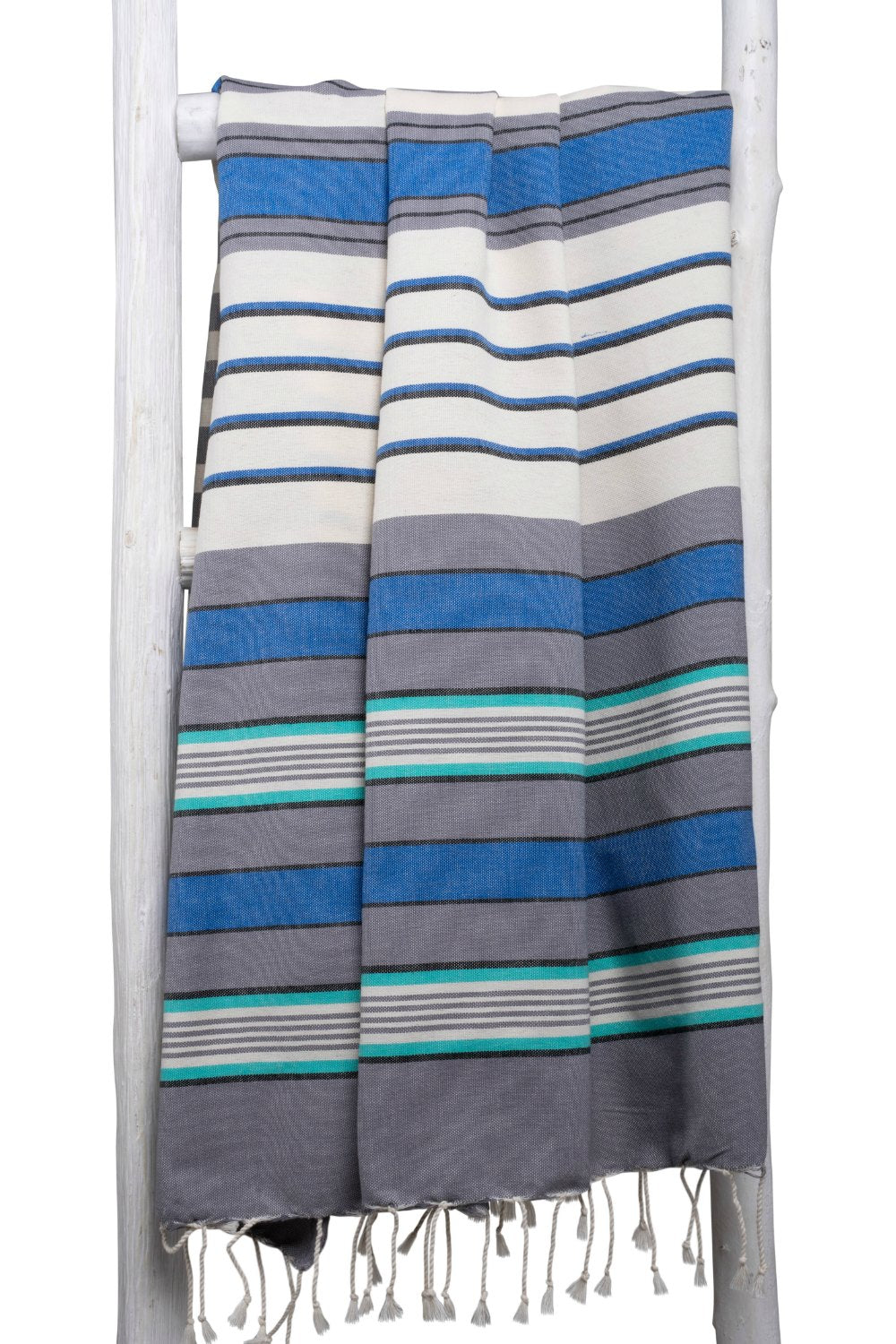 Blue black and offwhite