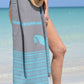 Grey with turquoise