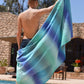 Sea green with blue