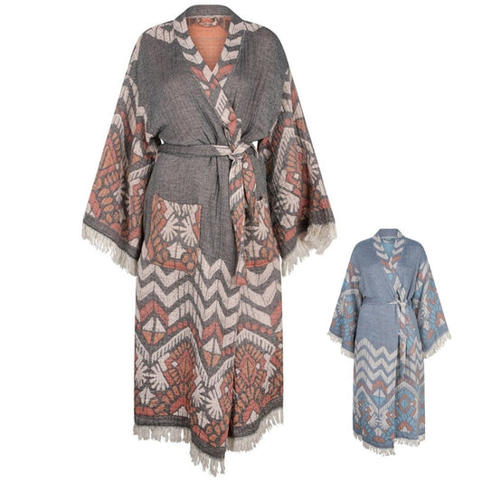 Hammam Kimono Bathrobe REZA for Ladies - One Size